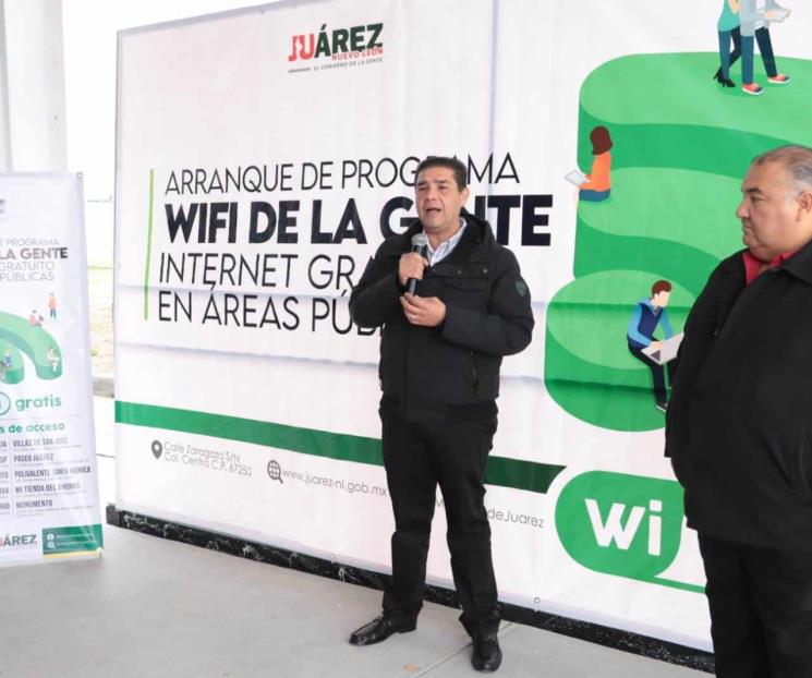 Instalan en Juárez internet gratuito