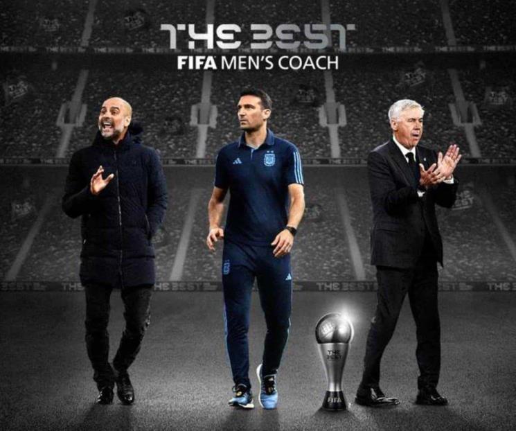 Scaloni, Guardiola y Ancelotti van por el The Best