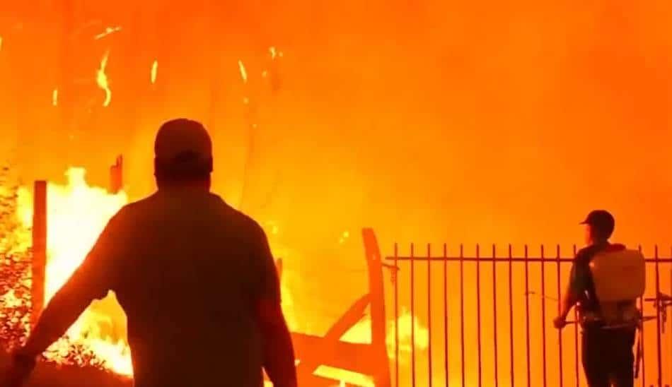 Persisten 84 incendios descontrolados en Chile