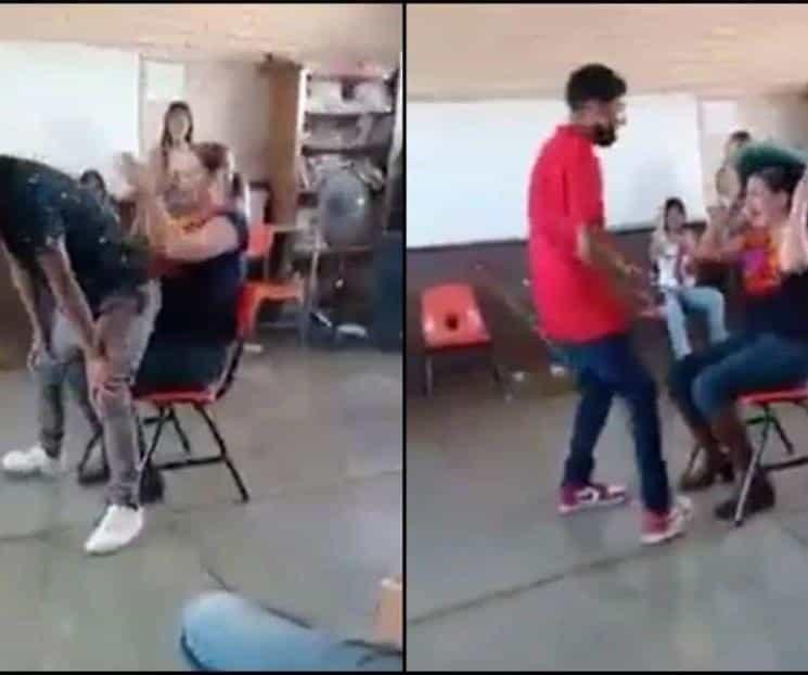 Por perrear con sus alumnos, suspenden a maestra