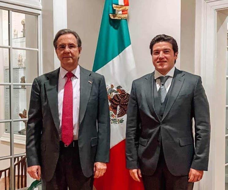 Sostiene Samuel reunión con Embajador de México en EUA