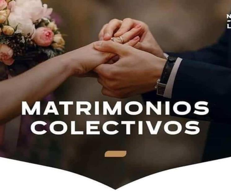 Asistirán 950 parejas a celebración Matrimonios Colectivos