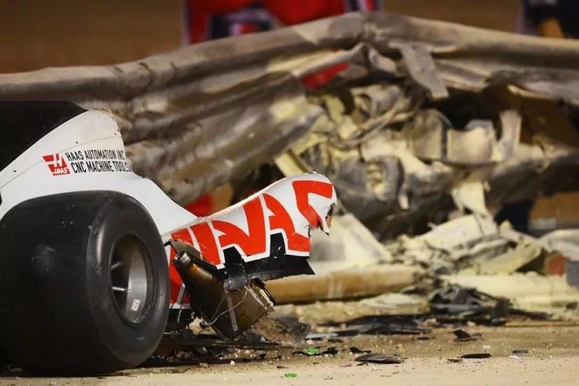 Presentarán coche incendiado de Romain Grosjean