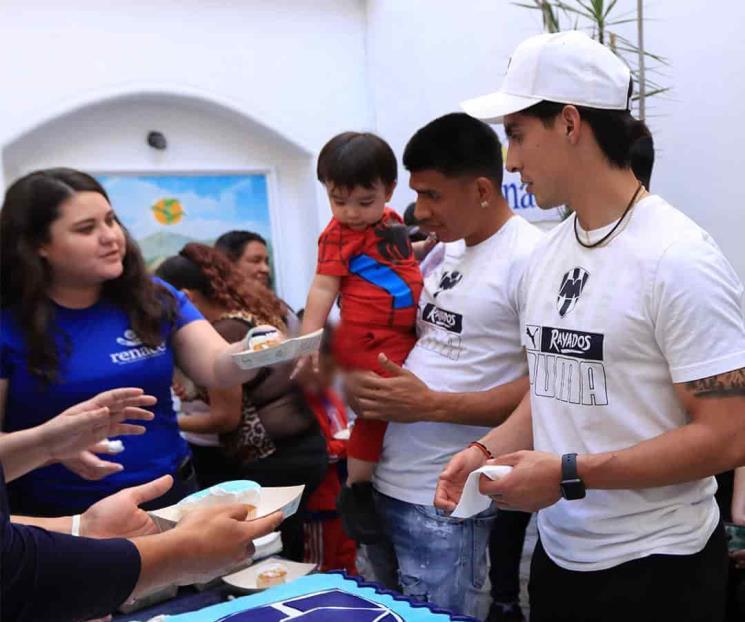 Conviven rayados con niños de Renace ABP