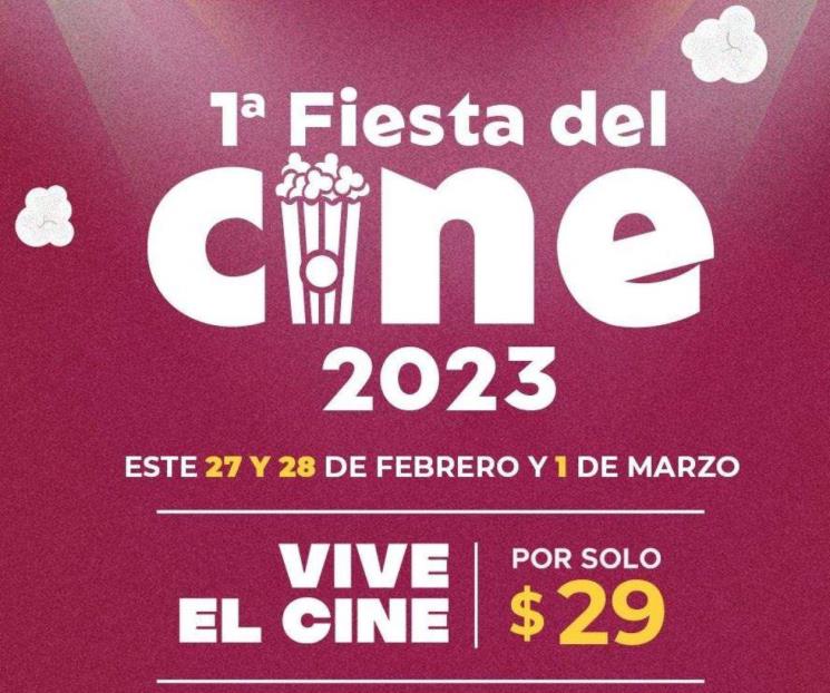Comienza la Fiesta del Cine 2023 con boletos a 29 pesos