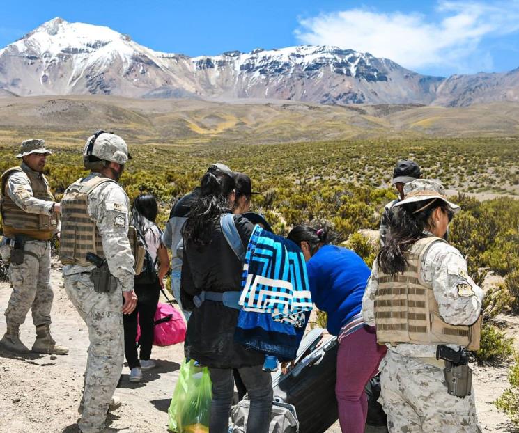 Emplea Chile fuerza militar para frenar entrada de migrantes