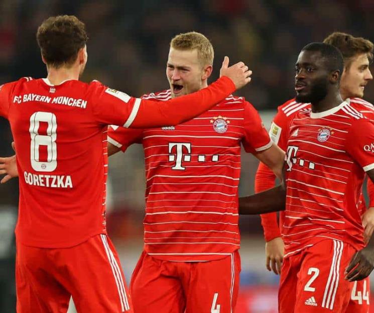 Gana el Bayern y se mantienen liderando en Alemania