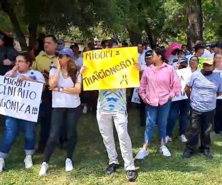 Protestan sampetrinos en Calzada del Valle