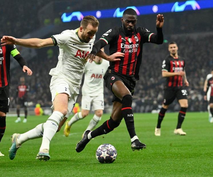 Aguanta AC Milán al Tottenham y avanzan en Champions League