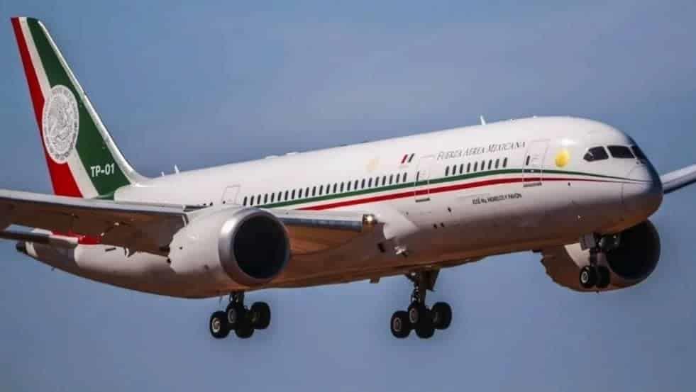 Avión presidencial regresa a México tras mantenimiento
