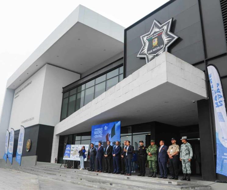 Inaugura San Nicolás su nuevo edificio de seguridad 