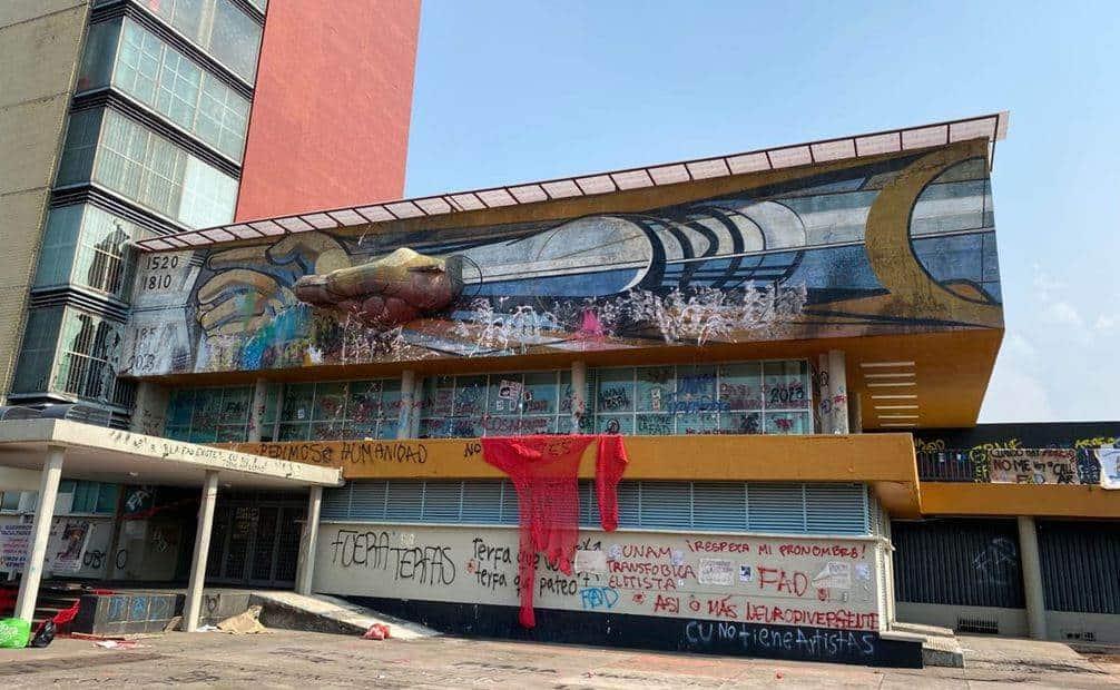 El mural de Siqueiros vandalizado es Patrimonio Mundial