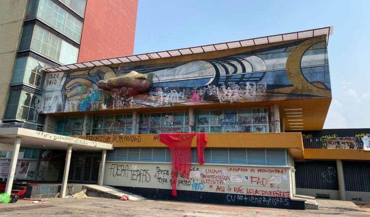 El mural de Siqueiros vandalizado es Patrimonio Mundial