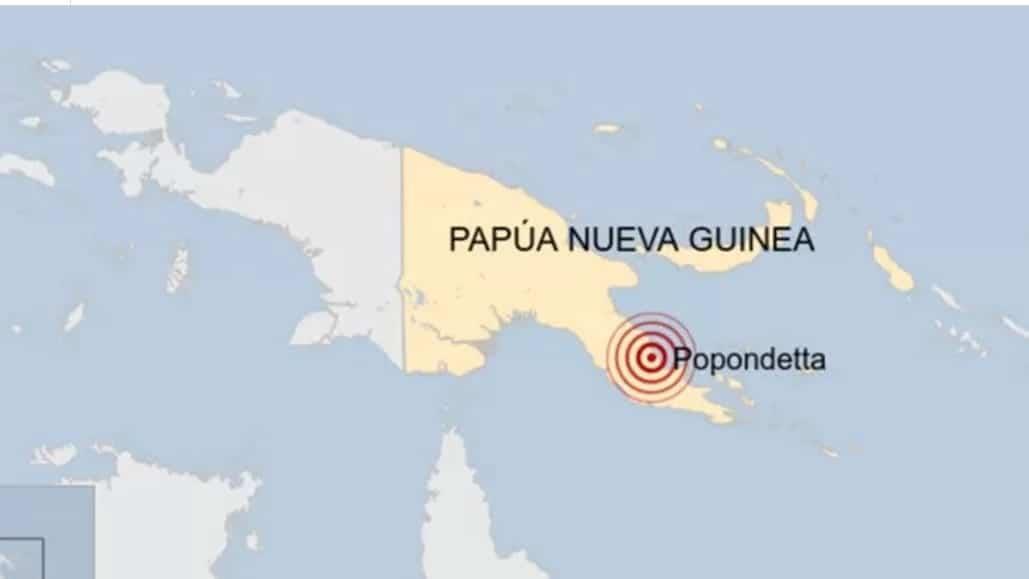 Sismo de magnitud 7 sacude Papúa Nueva Guinea