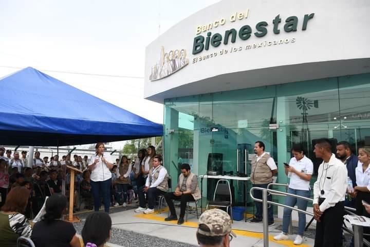 Inauguran en Sabinas Hidalgo un banco de Bienestar