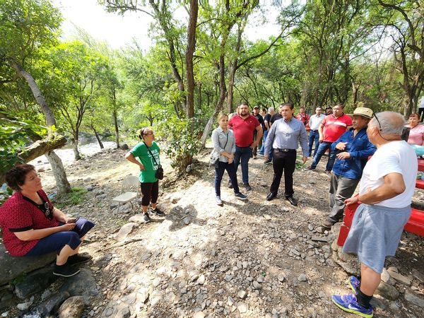Supervisan remodelación  del parque ecológico Charco Azul