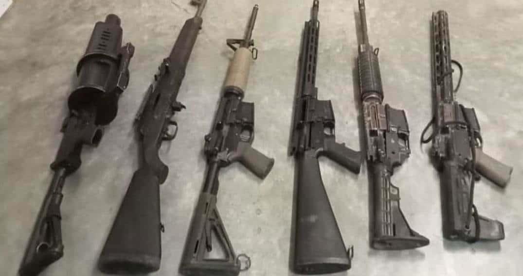 Ejército y FGR aseguran 27 armas largas y droga en Chiapas