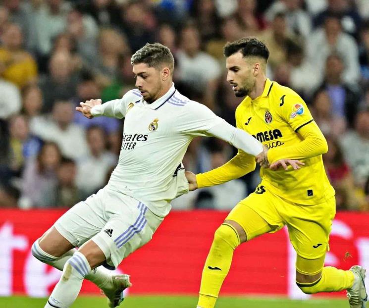 Jugador del Madrid golpea en la cara a uno del Villareal
