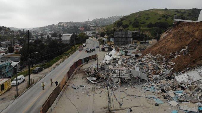 Colapsa segundo edificio en construcción en Tijuana