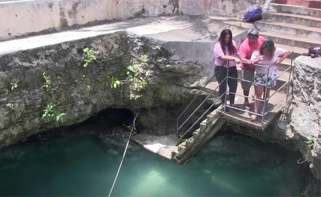 Descubren cenote en una casa de Yucatán