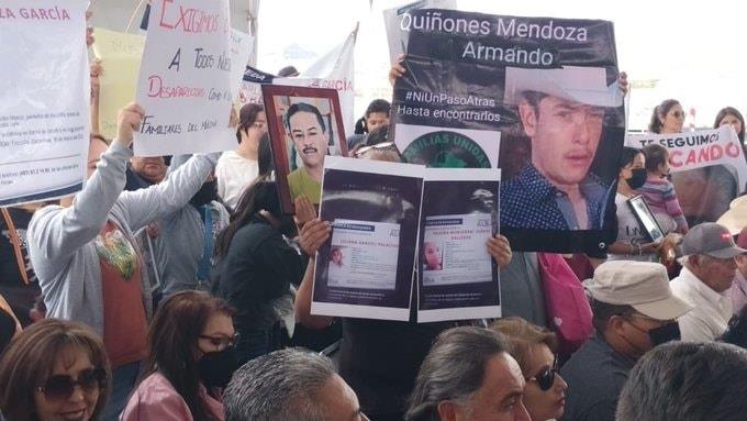 Queremos a nuestros hijos, exigen a AMLO en Zacatecas
