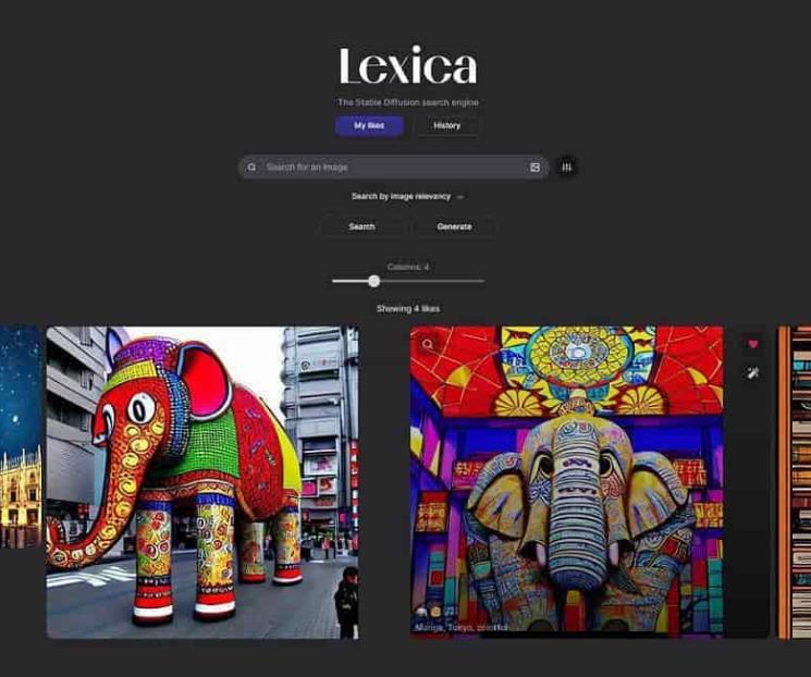 Lexica.art, generar imágenes con IA