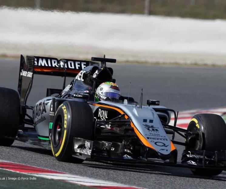 Subastarán coche que usó Checo Pérez en Force India