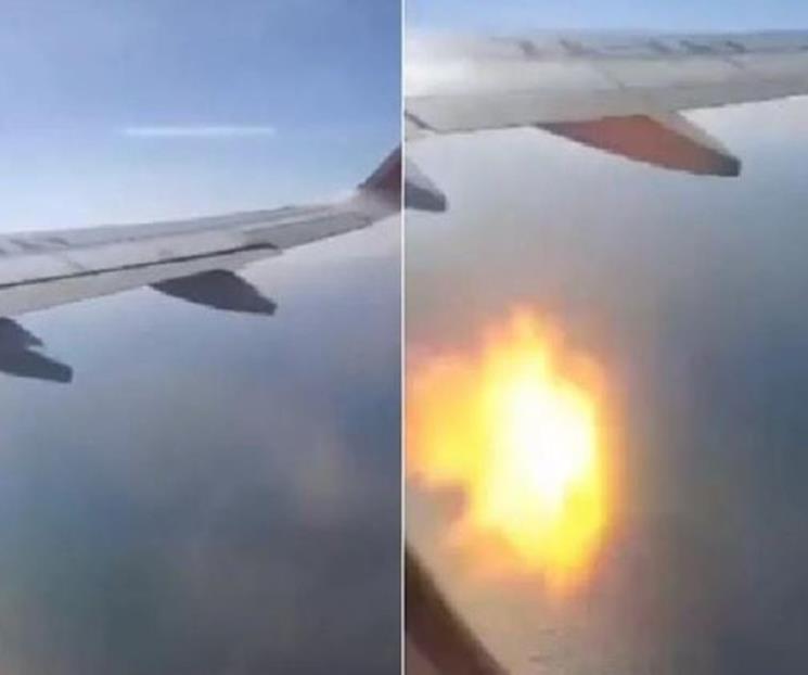 Turbina de avión de Viva Aerobús explota en pleno vuelo