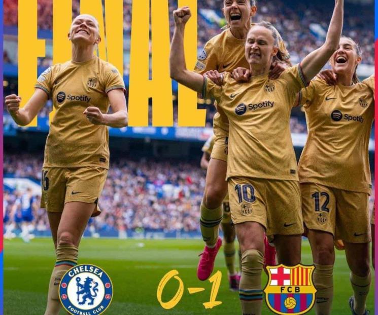 Saca Barcelona Femenil ventaja en semifinal de Champions