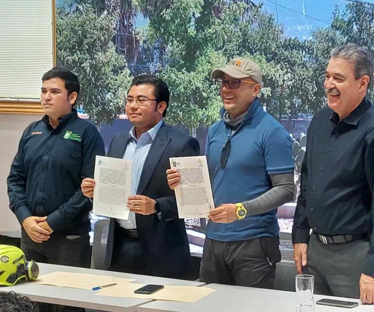 Firman convenio Secretaría de Medio Ambiente y Reforestación