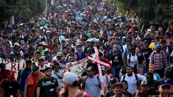 Viajan casi 3 mil migrantes a la CDMX