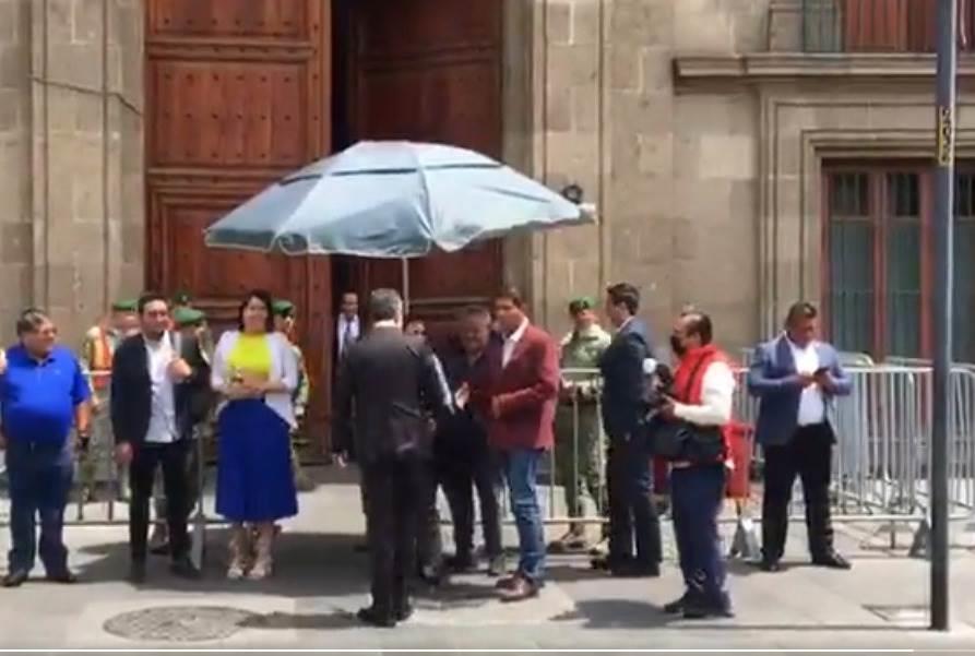 Gobernadores de Morena llegan a Palacio Nacional