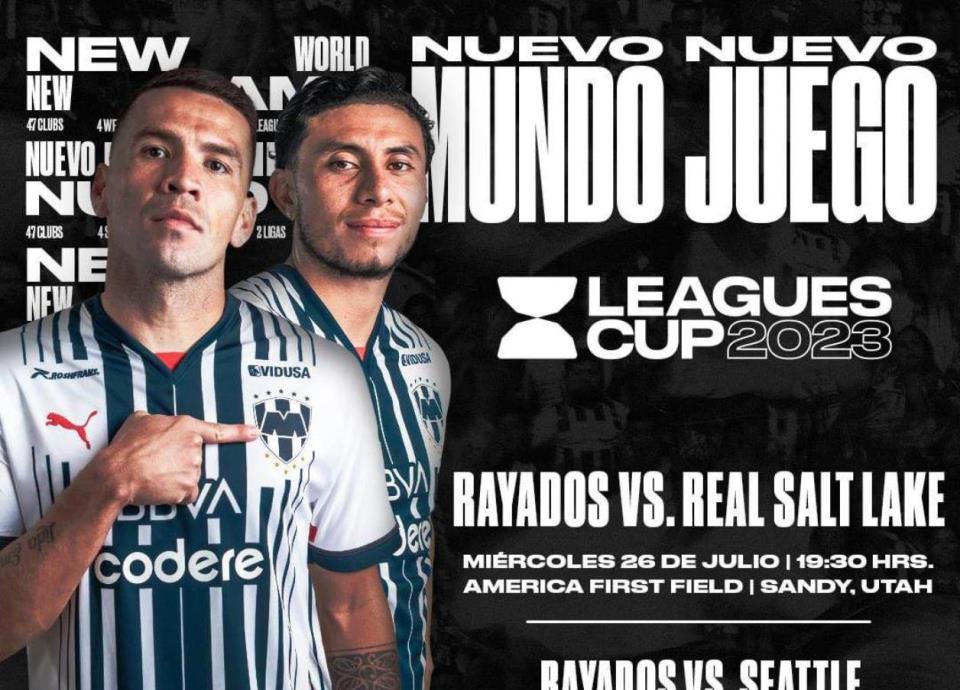 Se confirman horarios de Rayados en Leagues Cup