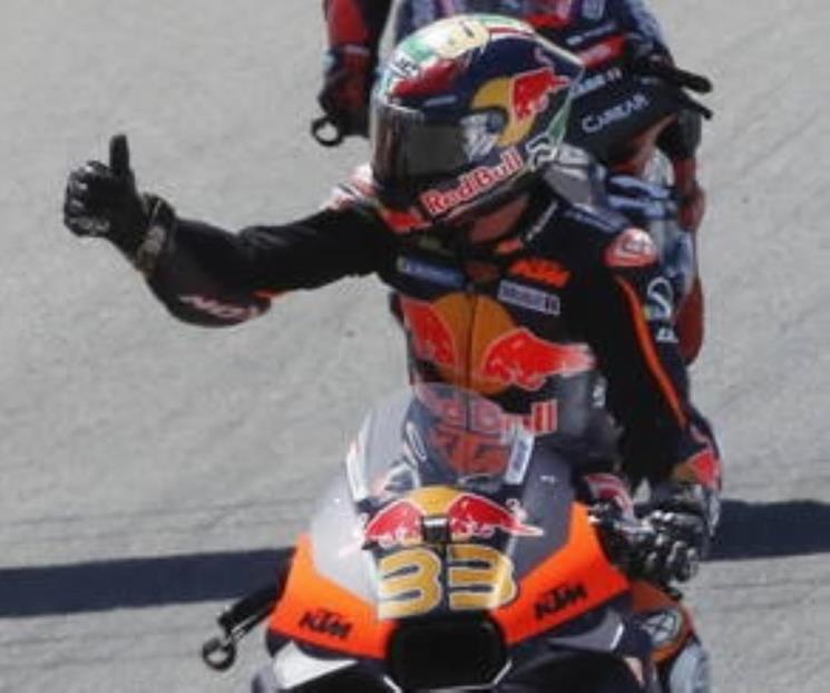 Gana Binder carrera al Sprint de motoGP en España