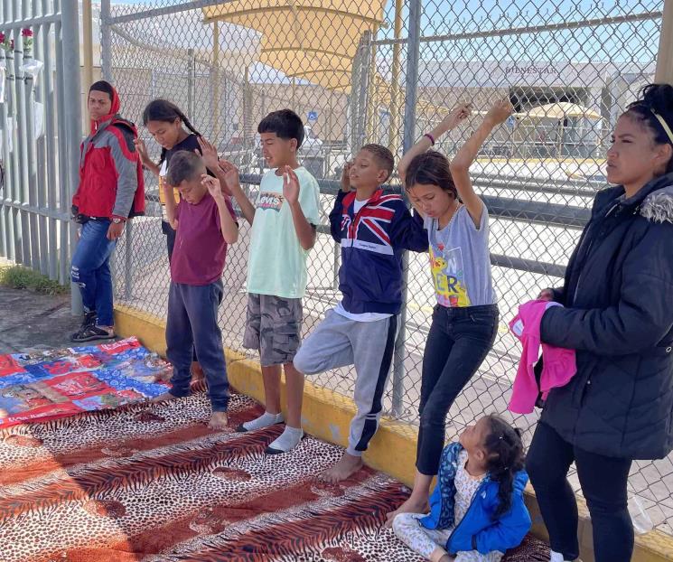 Abrir las fronteras, piden niños migrantes