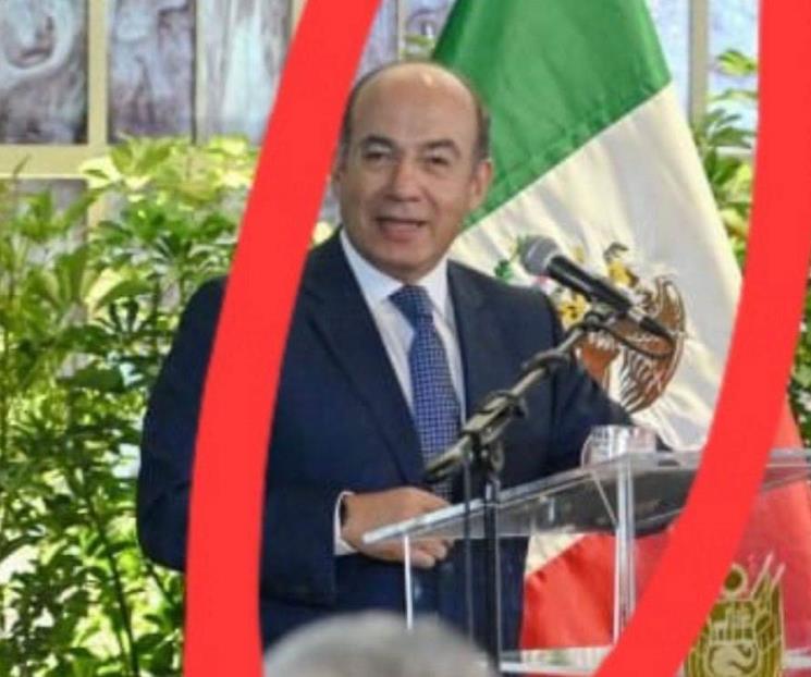 Culpa Calderón al PAN de que México esté en manos de Morena
