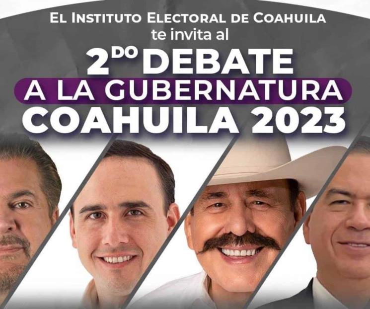 A qué hora ver el segundo debate de candidatos de Coahuila