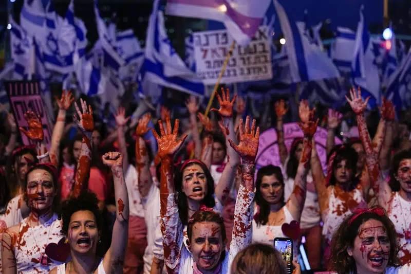 Israelíes no dan tregua y protestan de nuevo