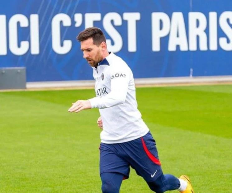 Regresa Messi a entrenar con el PSG