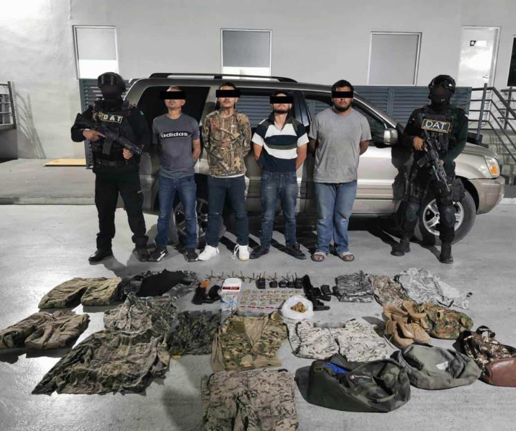 Capturan en Anáhuac a presuntos criminales