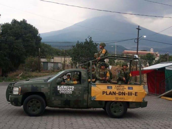Despliegan 7 mil elementos en Puebla por alerta volcánica