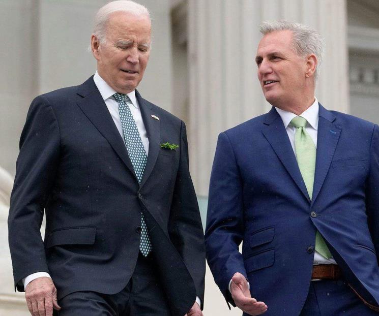 Biden y McCarthy acuerdan elevar el techo de deuda