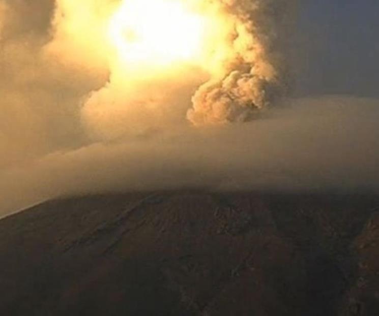 Cómo ha estado la actividad del Popocatépetl este domingo