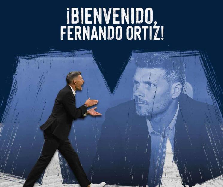 Confirma Rayados a Fernando Ortiz
