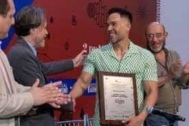 Recibe Alberto Herrera el Premio "José Alvarado"