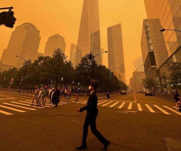 Reportan la peor calidad del aire en Nueva York desde los 80