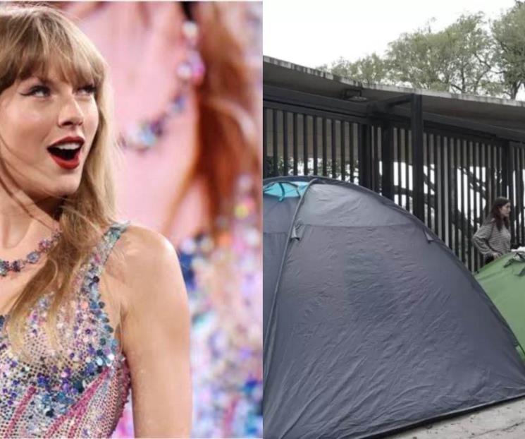 A 5 meses para ver a Taylor, fans acampan afuera del estadio