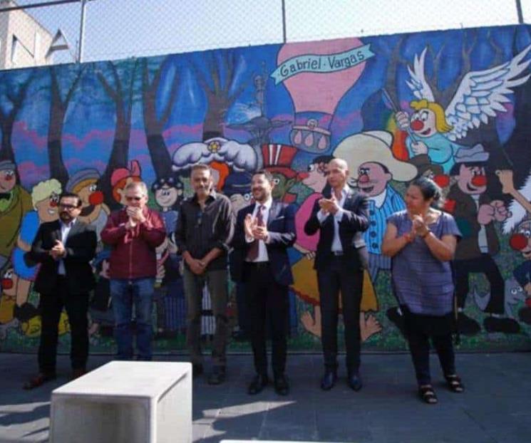 Rehabilitan mural en Centro Histórico