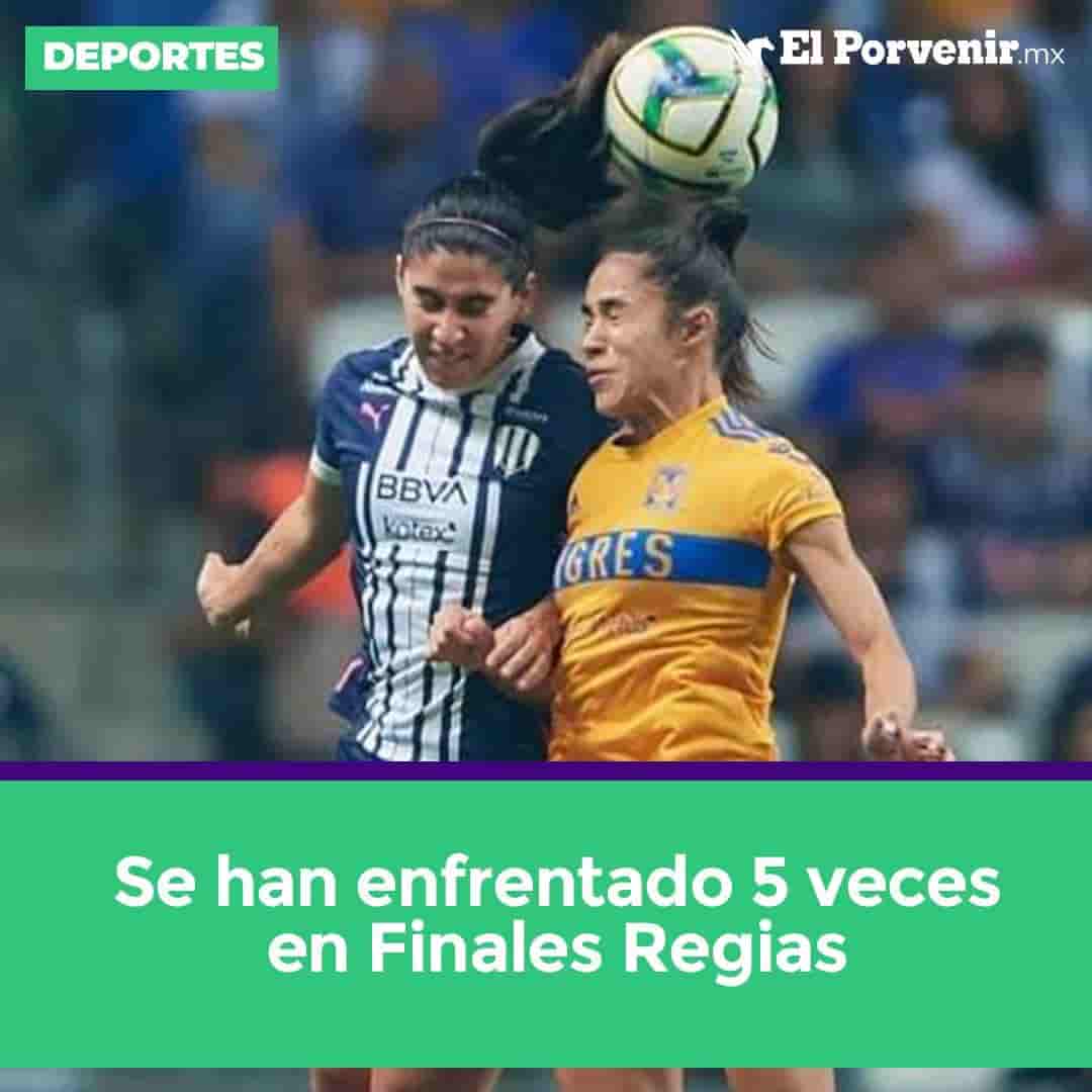Rayadas y Tigres se han enfrentado 5 veces en Final de Liga MX con un saldo de 3 para Tigres y 2 para Rayadas.