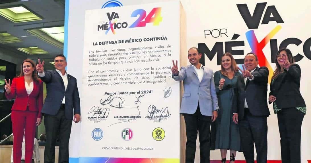 Alista Va por México reglas para candidatura opositora